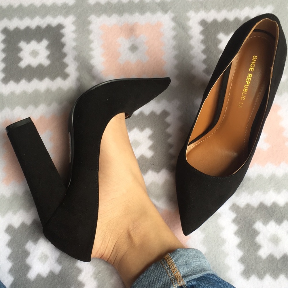 Black heels